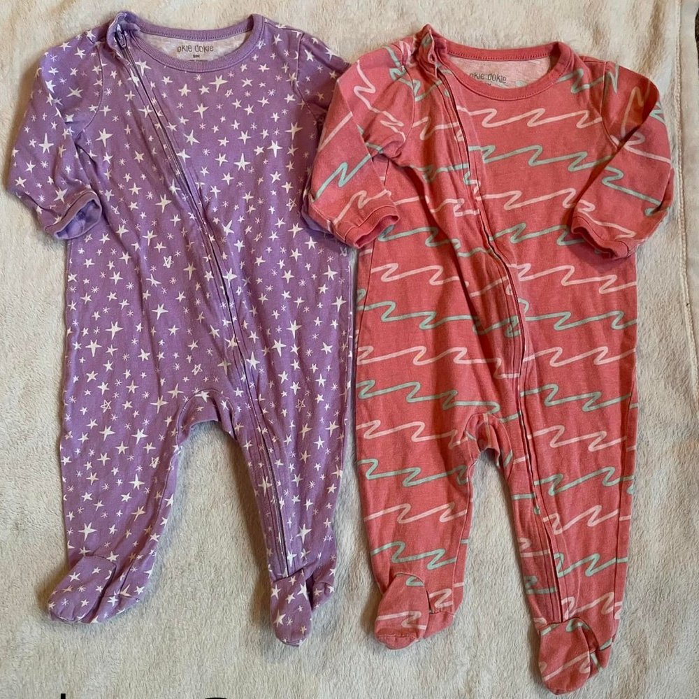 *5 for $30* footie pajamas